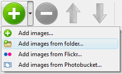 Add Images To Gallery : Slideshow Flash Horizontal